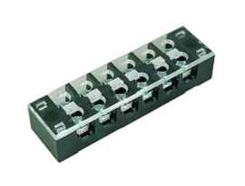 TB-325XXCP Series Panel Mounted Fixed Type Barrier Terminal Strips - TB-32506CP Panel Mounted Fixed Type Barrier Terminal Strips