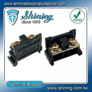TR-40 35mm Rail Mounted Snap On Type 600V 40A Terminal Block Connector ...