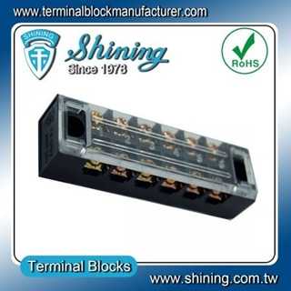 TB-1506 Panel Mounted Fixed Barrier 15A 6 Pole Terminal Block ...