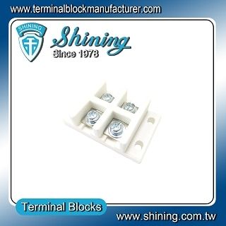 TC-61002C Panel Mounted 600V 100A 2Poles Ceramic Terminal Block - TC-61002C Panel Mounted 600 V 100 A 2Poles Ceramic Terminal Block