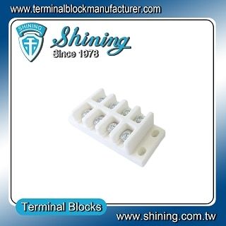 TC-6154C панельны мантаж 600V 15 A 4Poles керамічны клемны блок - TC-6154C панельны мантаж 600 V 15 A 4Poles керамічны клемны блок