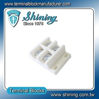 TC-6302C Panel Mounted 600V 30A 2Poles Ceramic Terminal Block - TC-6302C Panel Mounted 600 V 30 A 2Poles Ceramic Terminal Block