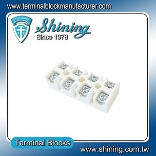 Blocco Terminale Ceramico Montato su Pannello TC-6304B 600V 30A 4Poli - Blocco terminale in ceramica a 4 poli montato su pannello TC-6304B 600 V 30 A