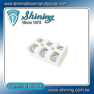 Керамический клеммный блок TC-6403B на панели 600 В 40 А 3-полюсный тип