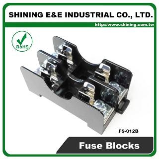 FS-012B Untuk 6x30mm Fuse Dipasang pada Rel Din 600V 10A 2 Way Fuse Block