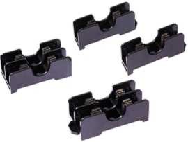 FB-601X Série 35mm Din Lišta Montované 6x30 600V 15A Midget Pojistkové Bloky - FB-6011 & FB-6012 montované na DIN lištu 15A 6x30 Midget pojistkové bloky