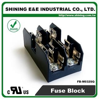 FB-M032SQ For 10x38mm Fuse 600V 30 Amp 2 Position Midget Fuse Block