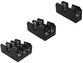 FB-M03XPQ sorozat 10x38mm biztosítóhoz 600V 30 Amp kis biztosító blokk - FB-M031PQ & FB-M032PQ & FB-M033PQ Panel Mounted 30 Amp 10x38 Fuse Blocks