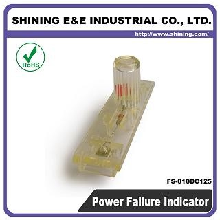 FS-010DC125 Indicateur de fusible de défaillance de mise hors tension 125V CC