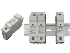 FS-03XL1-serien Din-skinne monteret 10x38 RT18-32 patron 110V 32A sikringsholdere - FS-031L1 & FS-032L1 10x38 Sikringsholdere