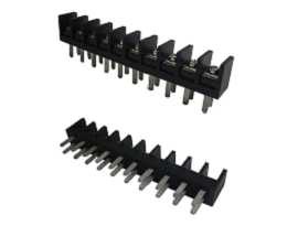 TBS-650XXACPH Series PCB Type Single Row Barrier Terminal Blocks - TBS-65010ACPH Single Barrier Terminal Blocks