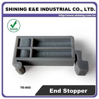 TE-002 Plastic End Stopper For 35mm Din Mounting Rail