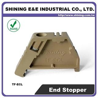 TF-ECL Пластыкавы затрымальнік для мантажнага рэйкі 35 мм Din - Пластыкавы канцыкляў 35 мм TF-ECL