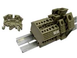 TF Seires Din Rail Mounted Feed Through Screw Clamp Terminal Blocks - TF Series Feed Through Screw Clamp Terminal Blocks