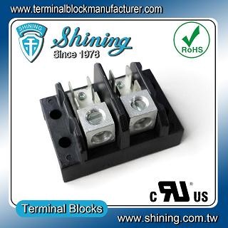 TGP-050-02A1 600V 50A 2 Pole Electrical Power Terminal Block - TGP-050-02A1 Power Terminal Block