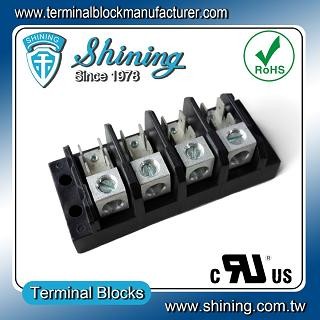 TGP-050-04A1 600V 50A 4 Pole Electrical Power Terminal Block - TGP-050-04A1 Power Terminal Block