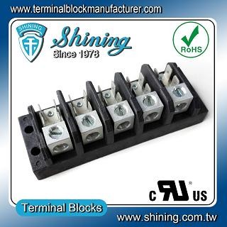 TGP-050-05A1 600V 50A 5 Pole Electrical Power Terminal Block - TGP-050-05A1 Power Terminal Block
