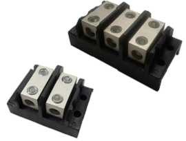TGP-050-XXBHH Electrical Power Splicer Terminal Blocks - TGP-050-02BHH & TGP-050-03BHH Power Splicer Blocks