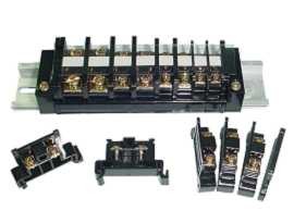 TR Series 35mm Din Rail Mounted Snap On Type Terminal Block Connector - TR Series 35mm Din Rail Mounted Clip Type Terminal Blocks