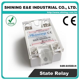 SSR-S05DD-H DC ke DC 5A 120VDC Solid State Relay Fase Tunggal