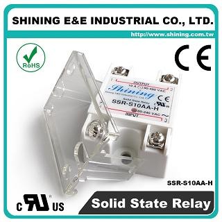 SSR-S10AA-H AC ke AC 10A 480VAC Solid State Relay Fase Tunggal