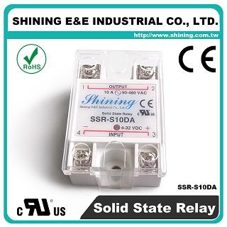 SSR-S10DA DC to AC 10A 280VAC Single Phase Solid State Relay - SSR-S10DA DC to AC 10A 280VAC SSR