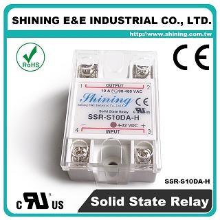 SSR-S10DA-H DC to AC 10A 480VAC Single Phase Solid State Relay - SSR-S10DA-H DC to AC 10A 480VAC SSR