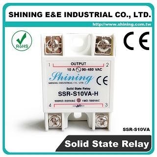 SSR-S10VA-H VR till AC 10A 480VAC Enfasig Solid State Relä - SSR-S10VA-H VR till AC 10A 480VAC SSR