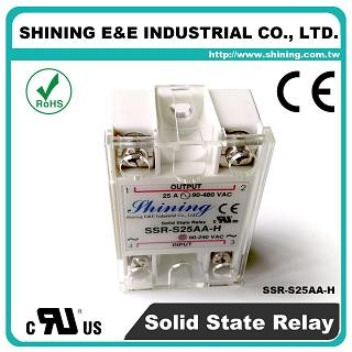 SSR-S25AA-H AC to AC 25A 480VAC Single Phase Solid State Relay - SSR-S25AA-H AC to AC 25A 480VAC SSR