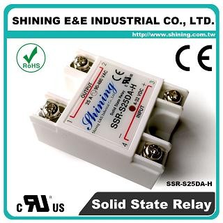 SSR-S25DA-H DC to AC 25A 480VAC Single Phase Solid State Relay