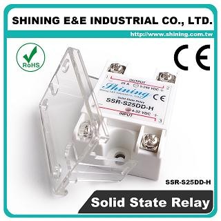 SSR-S25DD-H DC to DC 25A 120VDC Single Phase Solid State Relay - SSR-S25DD-H DC to DC 25A 120VDC SSR