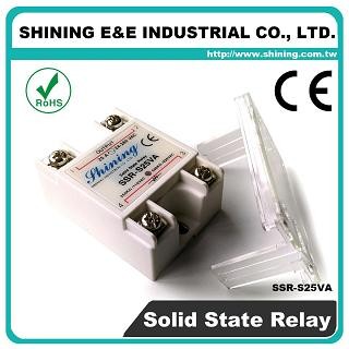 SSR-S25VA VR to AC 25A 280VAC Single Phase Solid State Relay