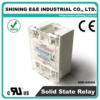 SSR-S40DA DC to AC 40A 280VAC Single Phase Solid State Relay - SSR-S40DA DC to AC 40A 280VAC SSR