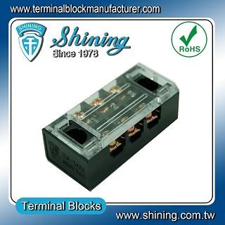 TB-1503 Panel Mounted Fixed Barrier 15A 3 Pole Terminal Block - TB-1503 Fixed Barrier Terminal Blocks