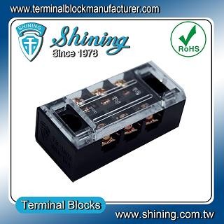 TB-2503L Panel Mounted Fixed Barrier 25A 3 Pole Terminal Block - TB-2503L Fixed Barrier Terminal Blocks