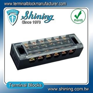 TB-2506L Panel Mounted Fixed Barrier 25A 6 Pole Terminal Block - TB-2506L Fixed Barrier Terminal Blocks