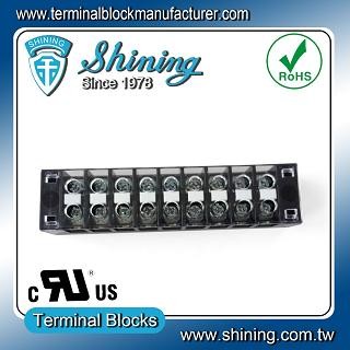 TB-31509CP Fixed Type 300V 15A 9 Position Barrier Terminal Strip - TB-31509CP Fixed Barrier Terminal Strips