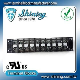 TB-31510CP Fixed Type 300V 15A 10 Position Barrier Terminal Strip - TB-31510CP Fixed Barrier Terminal Strips