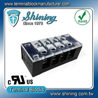TB-32504CP Fixed Type 300V 25A 4 Position Barrier Terminal Strip - TB-32504CP Fixed Barrier Terminal Strips