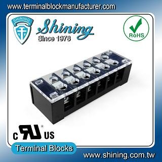 TB-32506CP Fixed Type 300V 25A 6 Position Barrier Terminal Strip - TB-32506CP Fixed Barrier Terminal Strips