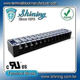 TB-32513CP Fixed Type 300V 25A 13 Position Barrier Terminal Strip - TB-32513CP Fixed Barrier Terminal Strips