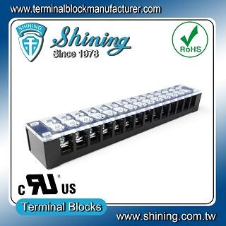TB-32514CP Fixed Type 300V 25A 14 Position Barrier Terminal Strip - TB-32514CP Fixed Barrier Terminal Strips