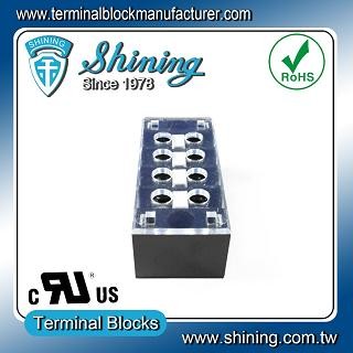 TB-33504CP Fixed Type 300V 35A 4 Position Barrier Terminal Strip - TB-33504CP Fixed Barrier Terminal Strips