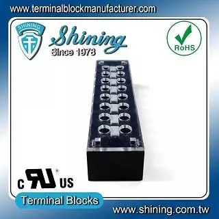 TB-33508CP Fixed Type 300V 35A 8 Position Barrier Terminal Strip - TB-33508CP Fixed Barrier Terminal Strips
