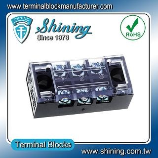 TB-3503 Panel Mounted Fixed Barrier 35A 3 Pole Terminal Block - TB-3503 Fixed Barrier Terminal Blocks