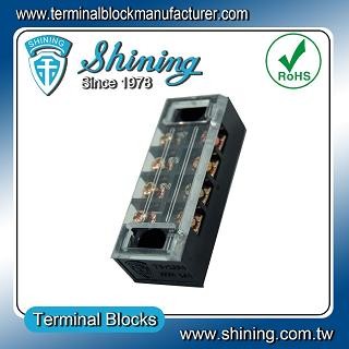 TB-3504 Panel Mounted Fixed Barrier 35A 4 Pole Terminal Block - TB-3504 Fixed Barrier Terminal Blocks
