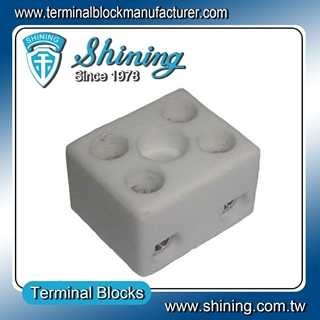 ترمینال بلوک سرامیکی 15 آمپر 2 پل TC-152-A