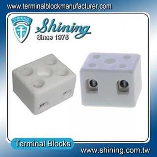 TC-202-A 20A 2 Pole Ceramic Terminal Block