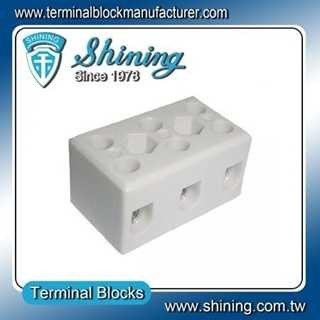 TC-503-A 20A 3 Pole Ceramic Terminal Block