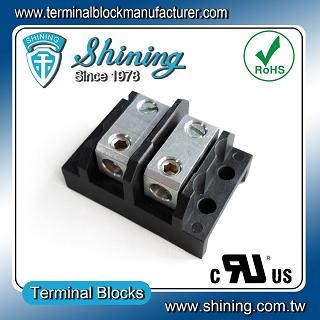 TGP-050-02BHS 600V 50A 2 Way Power Splicer Terminal Block - TGP-050-02BHS Power Splicer Terminal Block